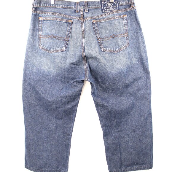 Lucky Brand Men's Dungarees Jeans Size 40 Classic Fit Short Length Hip Hop Sk8r - Picture 5 of 7